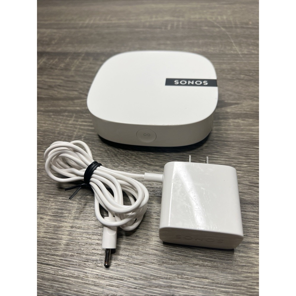Sonos Boost Wireless Speaker Transmitter Router WiFi Ext, w/Power Cord Works EUC